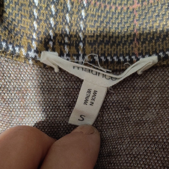 Maurices Brown Plaid Blazer - Picture 2 of 5